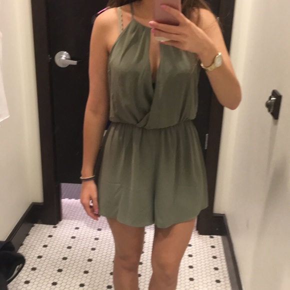 Lush Dresses & Skirts - Lush Olive Green romper